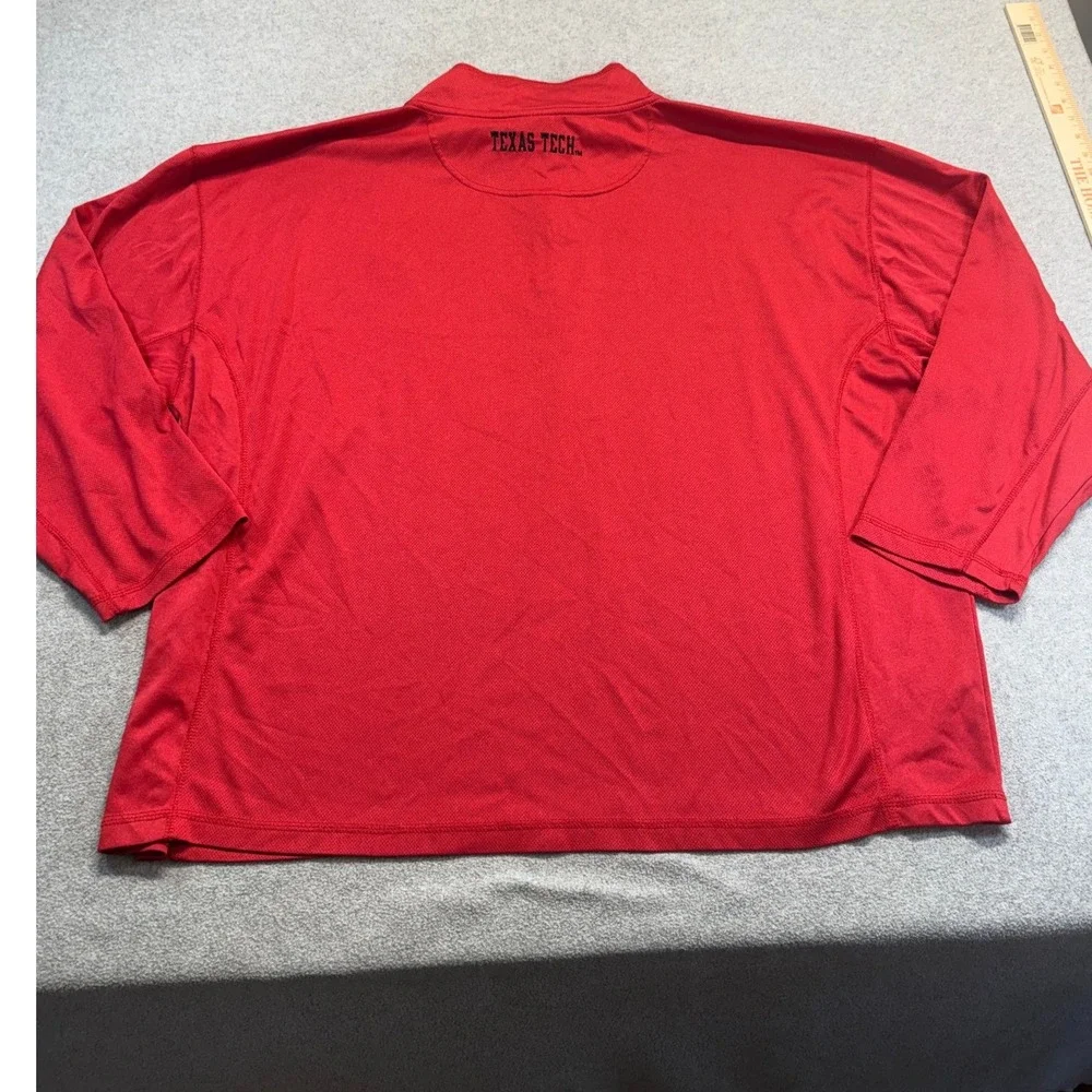 Knights Apparel Quarter Zip Mens 2XL Red Texas Tech Red Raiders Pullover‎